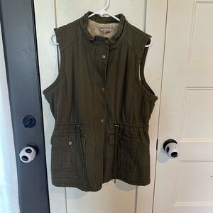 Olive Green Women's Vest